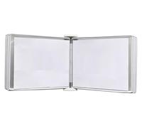 HYQOUKLR PVC+Metal Wall Mounted Poster Flip Book Display