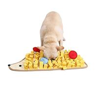 HYQOUKLR Snuffle Mat for Dogs, for Dogs Puppy Dog Cat Pet Sniffing Training Pad(Bruin)