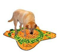 HYQOUKLR Snuffle Mat for Dogs, for Dogs Puppy Dog Cat Pet Sniffing Training Pad(Bruin)