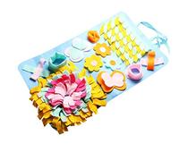 HYQOUKLR Snuffle Mat for Dogs, for Dogs Puppy Dog Cat Pet Sniffing Training Pad(C)