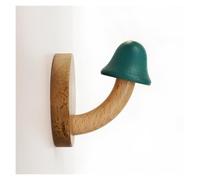 HYQOUKLR Wall-Mounted Coat Hooks, Hooks Decorative, Wood Wall Hooks, 4 Pack Coat Hooks, Mounted Rustic Wooden Heavy Duty Robe Hook, Hat Rack for Hanging Bathroom Towels Clothes Hanger(Blue)