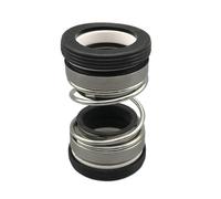 HYQOUKLR Water Pump Mechanical Seal, Double Face Pump Shaft Seal 202 Series Unbalanced Spring Multicolor 12-75mm OD Cer/Car/FKM(Ce-ca-nbr,40mm)