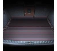 HYRAM Car Boot Liners Mats Leather for Alfa Romeo Tonale 965 2022-2023 (upper deck), Trunk Cargo Carpets with Raised Edges, Non-Slip Waterproof Pet Protector Floor Cover Accessories, B/Black Red