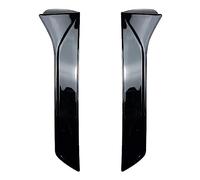HYRAM Rear Window Side Spoiler Wing Fit For Seat Leon 5F FR Mk3 MK3.5 2012-2021 Car-styling Auto Canards Splitter Black/Carbon Fiber Rear Spoiler (Size : Gloss black)