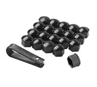 HYRAM Wheel Nut Caps Bolt Covers for FIAT Ducato 2006-2021, Hexagonal Tire Nut Cover With Removal Tool Set for Auto Decorate Accessories-20pcs,A/Black-C/21mm