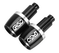 HYRHEV Handlebar Grips Bar Ends Cap Counterweight Plug Slide For MOTO GUZZI Griso 1100 GRISO 1200 8V SE 2006-2016(Silver)
