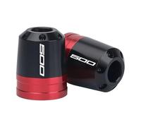 HYRHEV Motorcycle Accessories Bar End Sliders For Kawasaki For Ninja 500 2024 Bar End Weights Protectors(Red)
