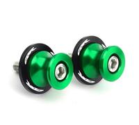 HYRHEV Swingarm Spools Motorcycle CNC Swing Arm Stand Screw Swingarm Spools Slider CBR 600RR 650R CBR1000RR 400RR 250RR 954RR(Green)