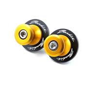 HYRHEV Swingarm Spools Motorcycle Swingarm Spools Rear Stand Screws Sliders For SUZUKI Bandit 1250 250 400 600 600S 650 GSF650(Gold- 10)