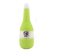 HYRSXN Plush Pet Chew Toys For Small Dogs Cats Squeak Squeaker Puppy Dog Toy Chihuahua Yorkies Accessories Supplies Dog Toys(Green Wine bottle)