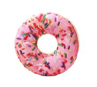 HYRSXN Plush Pizza - Shaped Dog Flying Disc Toy With Loud Paper & 6 Squeakers, Also Donut - Shaped Chew Toy For Pets(1)