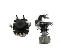 HYRTEFBN 20pcs/lot EC11 encoder with a spring cap lock switch 30 posioning a few 15 pulse shaft length 15MM