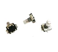 HYRTEFBN 20pcs/lot EC11 encoder with switch 20 posion 20 pulse axial length of 13mm press stroke 0.5