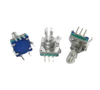 HYRTEFBN 20pcs/lot Japan EC11 encoder with switch 30 posioning 15 pulse split shaft length 13.5MM