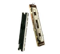 HYRTEFBN 20pcs/lot The 8.8 cm wide type straight sliding potentiometer B10K double shaft length 8MM mixer volume fader