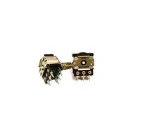 HYRTEFBN 2pcs/lot dual encoder 6 foot 16 step posioning 288S0375A copper serrated shaft 15MM