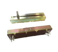HYRTEFBN 5pcs/lot 8.8 cm double sliding potentiometer B50K*2 15MM volume fader long axis
