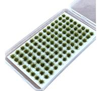 HYRTEFBN Simulation Grass TuftMiniature Static Grass Series Model Model Making Diorama(4 4 * 6mm)