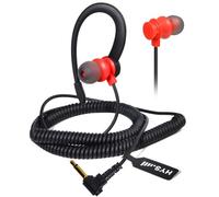 HYS 1 Pin 3.5mm Earpiece, Only Receive Headset Compatible for Motorola Hytera Kenwood Vertex Yaesu Walkie Talkie Speaker Microphone (1 Pack)