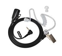 HYS 2.5mm 1Pin Walkie Talkie Earpiece with Mic, Security Headset Compatible with Motorola TLKR-T60 T61 T62 T80 T81 T82 T-92 H2O T80 Extreme T82 Extreme(2 Pack) (1)