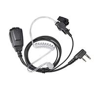 HYS 2 Way Radio Earpiece Compatible with Retevis Baofeng UV5R Kenwood TK250 Walkie Talkie, Acoustic Tube Headset with PTT and Mic