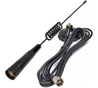 HYS 27MHz Magnetic Mount Aerial CB Antenna Compatible with Cobra, Midland, Uniden, Maxon Portable Handheld CB Radio, Mobile Radio, Scanner (PL259)