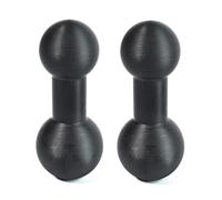 HYS Aluminum Alloy 20mm Ball to 17mm Ball Adapter Extension Connector, Compatible with 20mm or 17mm Ball Socket Arms, for Garmin and Other GPS Devices with 17mm Ball Connections
