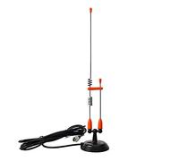 HYS Amateur Radio Antenna 2 m / 70 cm VHF/UHF Strong Magnetic Base Antenna 4 m RG-58 Cable with PL259 Connector MS10 (ORANGE)