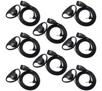 HYS D Shape 2.5mm Earpiece with Mic Walkie Talkie Headset Compatible with Motorola Talkabout TLKR T6 T60 T82 T82 Extreme T92 Two Way Radio (8)