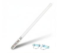HYS Dual Band VHF UHF Fiberglass Base Station Antenna 144/430MHz Omni Directional SO239 Connector 17.1 Inch with Mounting Hardware for BaoFeng Kenwood Motorola Yaesu Midland Transceiver