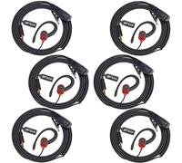 HYS Earpiece Compatible with Cobra PX650 RX680 RX380 AM1055 AM855 AM655 AM255 MicroTalk Walkie-Talkies, 2.5mm 1-Pin Headset with Microphone (RED01-6)