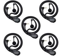 HYS G Shape 2.5mm Walkie Talkie Earphones with Microphone Compatible with Motorola TLKR Talkabout T62 T80 XT180 T82 Extreme 2 Way Radio (5)