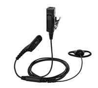 HYS Multipin Earpiece with Mic D-Shape Two Way Radio Headset Compatible for Motorola DGP4150 DP6150 DP3400 DP3600 XIR P8200 P8268 XPR6300 XPR6500 Walkie Talkie