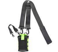 HYS Portable 2-way Radio Holster/Pouch with Molle System Loops, Strap Shoulder/Duty Belt Holder w/Anti-Sway Strap, for Cobra Midland Uniden CB Radio/Motorola MTS2000 XTS2500 CP200D APX Series