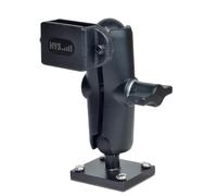 HYS Radio Adjustable Mount, Walkie Talkie Holder Compatible for Motorola Tlkr Baofeng UV5R Kenwood Midland 2 Way Radio, Suit for Car/Truck/Cabin/Desktop