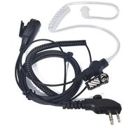 HYS Radio Earpiece Compatible with Hytera HYT HYT210 PD405 PD505 TC-620 Midland Radio G15Pro G18 Walkie Talkie, Acoustic Tube Headset with Microphone and PTT (H3A)