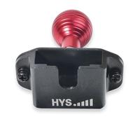 HYS Radio/Mic Holder 25mm/0.98inch Replacement Accessory, Walkie Talkie/Microphone/Mobile Radio Mic 3-In-1 Mount Compatible for Baofeng Quansheng Motorola YAESU Two Way Radio/CB Radio