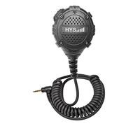 HYS Radio Speaker Microphone Compatible for Motorola TLKR Walkie Talkie | 2.5mm 1 Pin for T62 T82 Extreme T-92 H2O Talkabout, 2.5mm 1-Pin Shoulder Handheld Mic (BX022)
