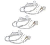 HYS Security Headset with Sound Tube, Replacement Acoustic Tube for 2-Way Radio Audio Headsets, Earpiece, Cosplay Party & Secret Agent Costume Set Accessories for Carnival, Fancy Dress and SWAT