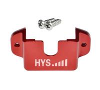 HYS - Single Side Car Radio Stand, Universal Ham CB Microphone Mount with Screws for CB & VHF Portable Radio, UHF, Handheld Radio and Microphone for Shoulder Speaker (Red-1
