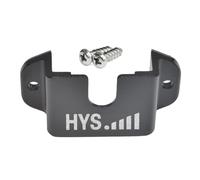 HYS Single Side Radio Car Mount, Universal Amateur CB Radio Microphone Microphone Hanger Holder Mounting Kit with Screws for Handheld CB&VHF UHF Handheld Radio & Shoulder Speaker Microphone (Black
