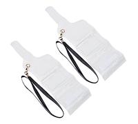 HYS Universal Protective Case for Baofeng Motorola Retevis Kenwood TYT Walkie-Talkie, Transparent, Waterproof (2 Pack)