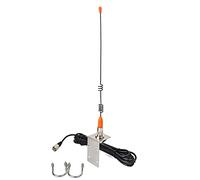 HYS VHF Marine Antenna 156-163MHz Aerial with Bracket 5m RG58 Cable Compatible with VHF Mobile Car Marine Radios for Yacht Cruise Ship Truck Motorhome (Orange)