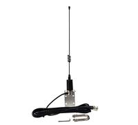 HYS VHF Marine Antenna 156-163MHz Aerial with Bracket 5m RG58 Cable Compatible with VHF Mobile Car Marine Radios for Yacht Cruise Ship Truck Motorhome (Black)