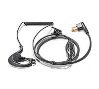 HYS Walkie Talkie Earpiece Compatible for Motorola CP040 DP1400 GP88 | 1 Pack, G-Shape Headset with PTT and Mic, for GP68 GP300 CT150 Pro1150, Security/Restaurants/School