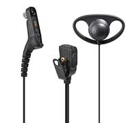 HYS Walkie Talkie Earpiece Compatible for Motorola DP3400 DP4400 DP4800 | D Type Headset Built-in PPT Mic for DGP4150 DGP6150 DGP5000 XiRP8268, Security/Restaurants/School/Church/Industry