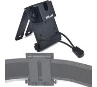 HYS Walkie Talkie Holder with MOLLE System for Belts, Backpacks, Compatible with Baofeng Quansheng Motorola Handheld Radio and Speaker Microphone