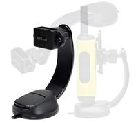 HYS Walkie Talkies Holder, Radio Suction Cup Bendable Bracket Compatible for QUANSHENG UV-K5 Baofeng UV5R Motorola Talkabout TLKR Radio with Back Clip