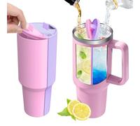 Hysagtek 2-in-1 Drink Separator for Stanley Cup 30 oz, Silicone Liner Divider for Dual-Sided Drink, Reusable Liner Separator Compatible with Stanley Tumbler 30 oz, Stanley Cup Accessory