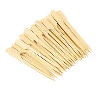 Hysagtek 400 Pieces Bamboo Skewers Toothpicks 3.5 Inches Cocktail Picks for Appetizer Picks Wooden Bamboo Skewers Toothpicks for Cocktail, Appetizers, Fruit, Sandwich, Barbeque Snacks